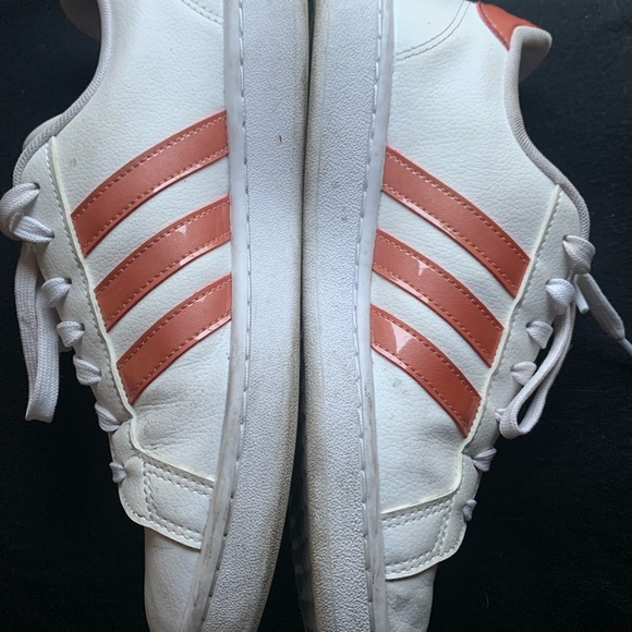 three stripe Adidas tennis shoes - Picture 2 of 4